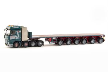 IMC33-0105 - MERCEDES Actros Bigspace 8x4 with 6-axle Nooteboom platform J.BROUWER