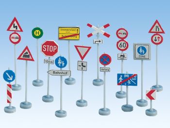 NOC34121 - 80 Traffic signs