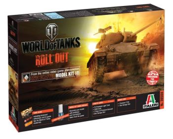 ITA36504 - Tank M24 Chaffee WORLD OF TANKS to assemble and paint