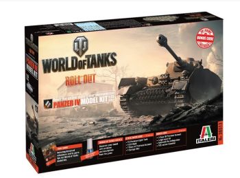 ITA36513 - Tank Panzer IV WORLD OF TANKS to assemble and paint