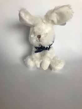 DC3818-05 - Rabbit cuddly toy with scarf dark blue with stars