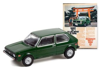 GREEN39090-E - VOLKSWAGEN Rabbit 1977 from the series VINTAGE AD CARS in blister pack