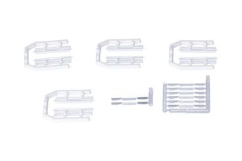 HER054706 - White KRONE bumpers - 8 pieces