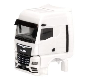 HER086332 - MAN TGX GX, white cab with air deflectors and rear-view camera – 2 parts to assemble