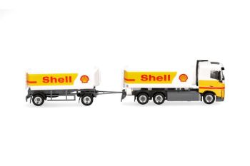 HER316071 - VOLVO FG FD 6x2 tanker with 1+1 axle trailer SHELL