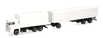 HER320726 - SCANIA 141 6x4 with box body and 1+2-axle trailer