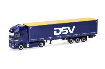 HER320818 - VOLVO FH 4x2 XL Electric series with 3-axle sliding-side trailer DSV
