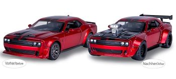 JAM402614 - 2022 DODGE Challenger SRT Jailbreak 2-in-1 Red Buildable