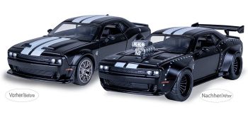 JAM402615 - 2022 DODGE Challenger SRT Jailbreak 2-in-1 Black Buildable