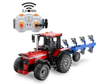 JAM402908 - Tractor with plough - radio-controlled - BRICKS - 1675 pieces