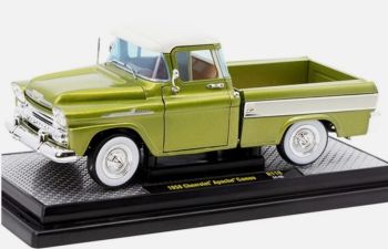 M2M-40300-118A - 1958 Chevrolet Apache Cameo, green and white