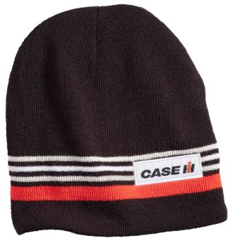 426645 - Reversible black beanie with mesh and polyester cover CASE IH