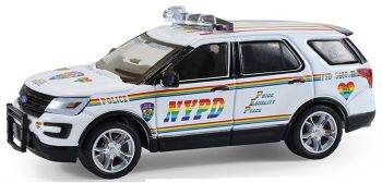 GREEN43050-C - FORD Explorer 2016 NYPD - New York Police Department from the HOT PURSUIT series (in blister pack)