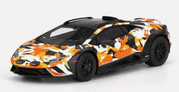 TSM430851 - LAMBORGHINI Huracan sterrato all-terrain 2024 White Orange and Black