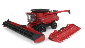 ERT44327 - Case IH Axial-Flow 7250 combine with maize and cereal cutting system