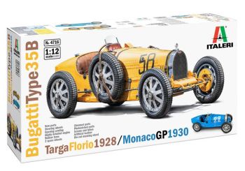 ITA4716 - BUGATTI Type 35B Targe Floria 1928 from the 1930 Monaco GP to assemble and paint
