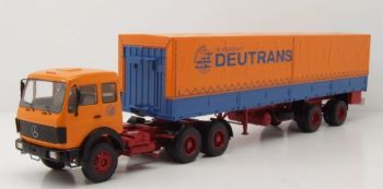 PRX47216 - MERCEDES-BENZ NG2232 6x4 with 2-axle covered trailer - DEUTRANS