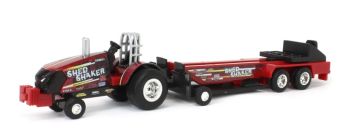ERT47619 - CASE IH Magnum Pulling with SHED SHAKER trailer