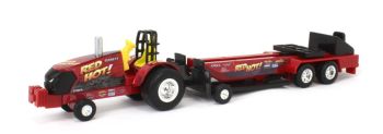 ERT47620 - CASE IH Magnum Pulling with RED HOT trailer!
