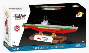 COB4863 - Polish Submarine ORP Sokół - 142 pieces