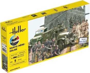 HEL52327 - Starter kit with paint and accessories - Sainte-Mère-Église to assemble