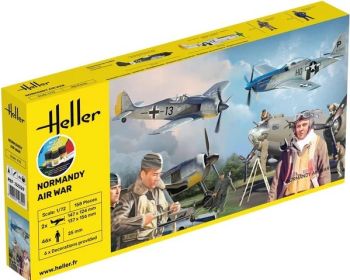 HEL52329 - Starter kit with paint and accessories - Normandy Air War to assemble