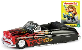 GREEN54110-F - MERCURY Eight Convertible Lowrider 1950 black from the GARBAGEPAILKIDS series in blister pack