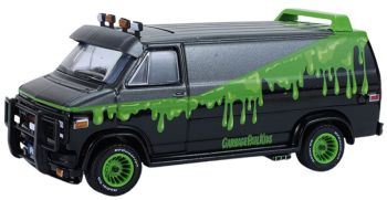 GREEN54120-A - 1983 black GMC Vandura - Petey Da Fool from the Garbage Pail Kids series, still in its original packaging