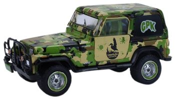 GREEN54120-E - 1991 Jeep Wrangler YJ - Duck from the Garbage Pail Kids series, still in its original packaging.