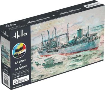 HEL55050 - Starter kit with paint and accessories – Battleships La Seine and La Saône