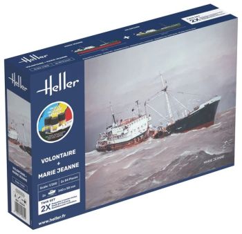 HEL55604 - Starter kit with paint and accessories - Volunteer and Marie Jeanne double set to assemble