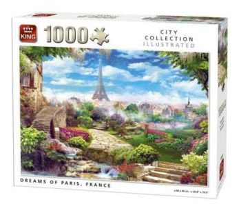 KING55983 - 1000 pieces jigsaw Puzzle Dreams of Paris - France