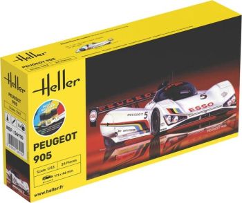 HEL56110 - Starter kit with paint and accessories - PEUGEOT 905 to assemble