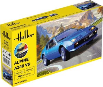 HEL56146 - Starter kit with paint and accessories - ALPINE A310 to assemble