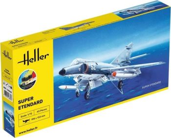 HEL56360 - Starter kit with paint and accessories - DASSAULT Super-Etendard to assemble