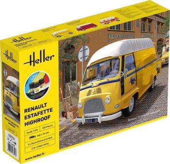 HEL56740 - Starter kit with paint and accessories - RENAULT Estafette Highroof to assemble