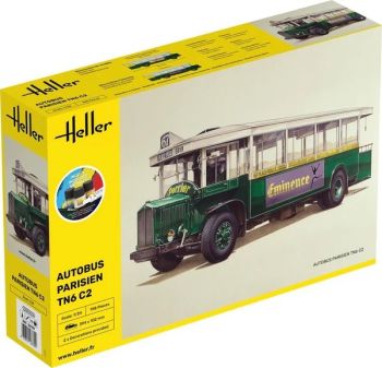 HEL56789 - Starter kit with paint and accessories - Parisian Bus TN6 C2