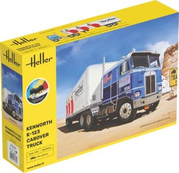 HEL56793 - Starter kit with paint and accessories - KENWORTH K-123 Cabover