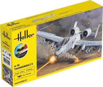 HEL56912 - Starter kit with paint and accessories - FAIRCHILD A-10 Thunderbolt II military aircraft