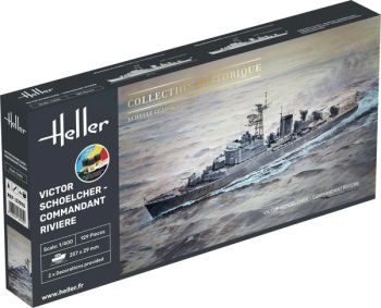HEL57015 - Starter kit with paint and accessories - Victor Schoelcher - Commander Rivière