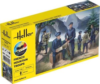 HEL57223 - Starter kit with paint and accessories - French Mountain Troops