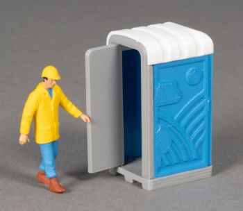 MSM5750/05 - Portable toilet – Blue – L.24.4 x W.22.4 x H.45.4 mm