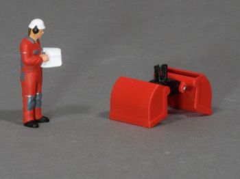 MSM5805/01 - Gripper – Red – L.33.6 x W.20 x H.17.5 mm