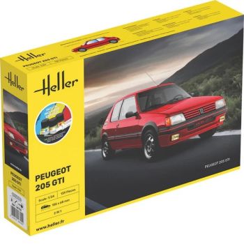 HEL58705 - Starter kit with paint and accessories - PEUGEOT 205 GTI