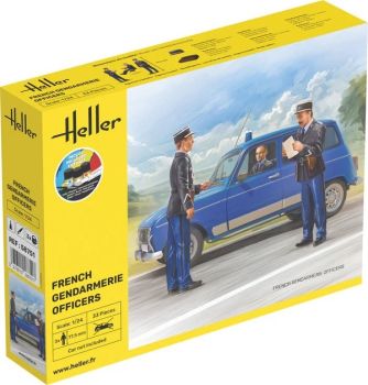 HEL58751 - Starter kit with paint and accessories - French Gendarmerie Officers