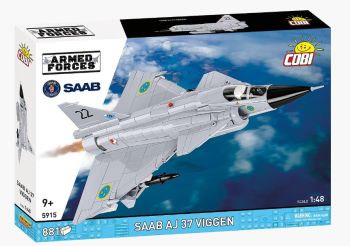 COB5915 - Saab AJ 37 Viggen fighter - 881 pieces