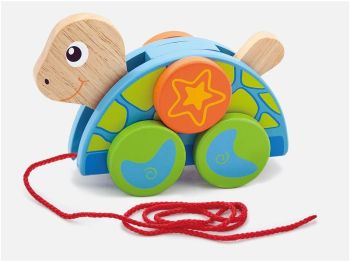 VIG50080 - Wooden turtle to pull