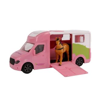 KID510212 - Van Horses transport truck with a horse length 20cm