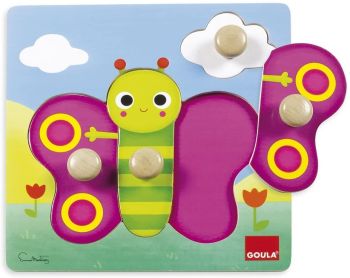 GOA53051 - Butterfly 3-Piece Wooden Puzzle
