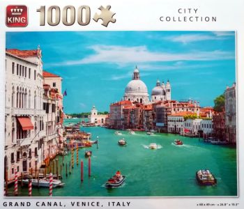 KING55978 - Jigsaw Puzzle 1000 Pieces Grand Canal of Venice in Italy
